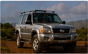 Silver Nissan Patrol for Northern Wonders